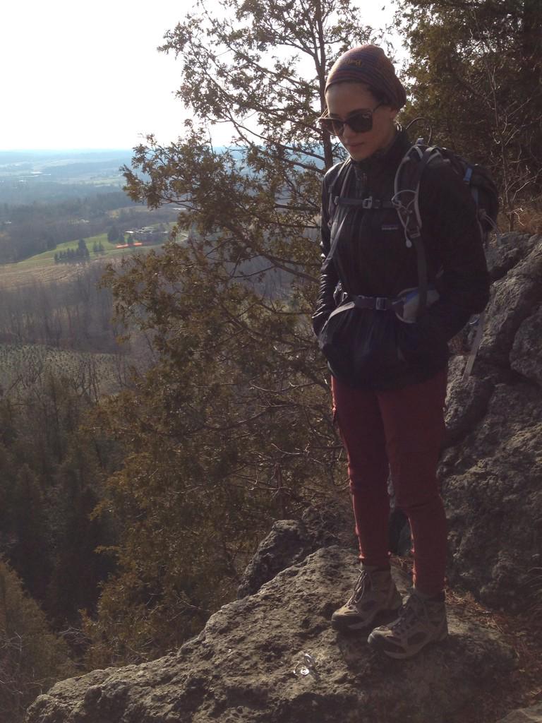 Post Christmas feast hike at Rattlesnake Point.