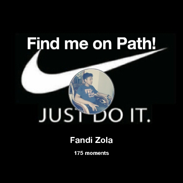 FandiZola's tweet photo. I've shared 175 memories with my friends on #Path - see them now at http://t.co/OyG7eiSF4m! #thepersonalnetwork http://t.co/Kho2wjEzzm