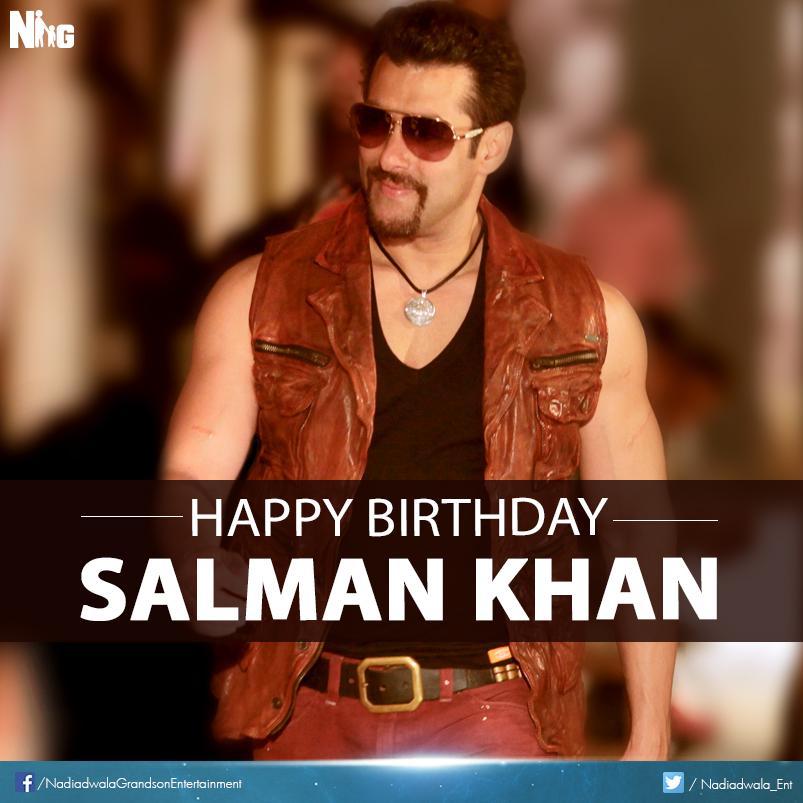 Happy Birthday to the most celebrated actor of Bollywood <a href="/BeingSalmanKhan/">Salman Khan</a>!
We wish you a long life full of happiness!