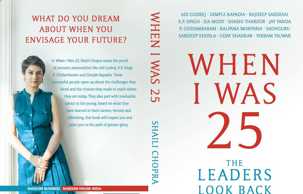 shailichopra's tweet photo. My new book will shatter all assumptions abt leadership- #WhenIWas25 leaders &amp; their wild 20s http://t.co/8CKmcPJNug http://t.co/eDgOOP7E6s