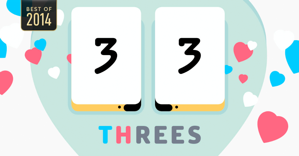 AppStore's tweet photo. #FunFact: Nearly half a billion games of Threes! have been played this year. #AppStore2014 http://t.co/fhKcxOA3FK http://t.co/UC8w3ZMxQK