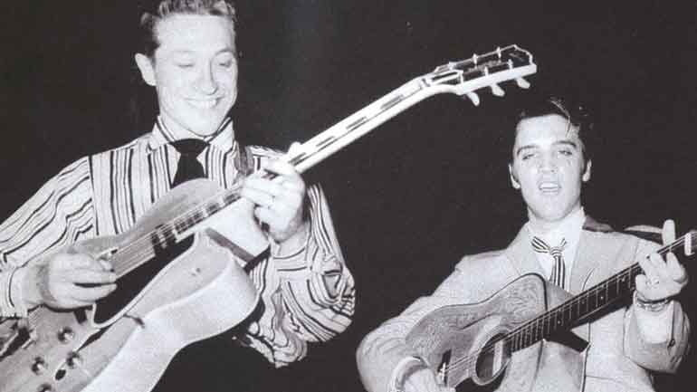 Happy 83rd Bday to Elvis Presley guitarist, Scotty Moore -inspiration to Beck, Page, Knopfler:  