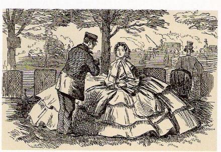 ✤1924年以前マイセン✤フィギュリン『クリノリンスカートの女性』 ✤1924年以前マイセン✤フィギュリン『クリノリンスカートの女性