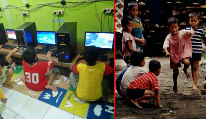 VIVAcoid's tweet photo. RT @VIVA_log: Ini Beda Permainan Anak di Kota dan Desa http://t.co/NCGc4KT6Au http://t.co/4JVRqFPGZM