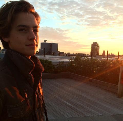 A winter sunset walk and this fellow. ♥♥