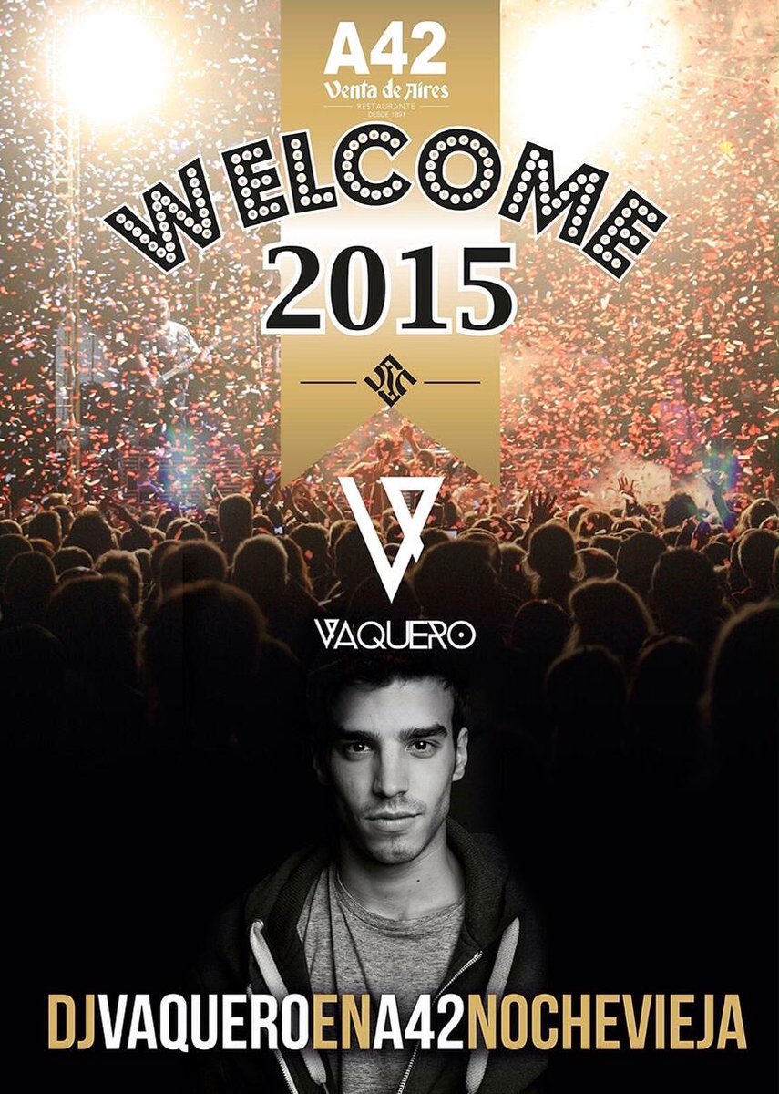 PabloTorress4's tweet photo. !WELCOME 2015!
La mejor fiesta del año en la venta de aires!
Dj Vaquero de Kapital Madrid.
Pide tu entrada ya!! http://t.co/alqSKvdsOS