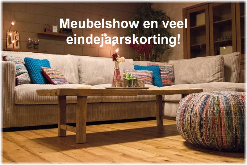 Wegens succes verlengd: meubelshow met prachtige nieuwe meubellijnen en zeer hoge kortingen op showmodellen!