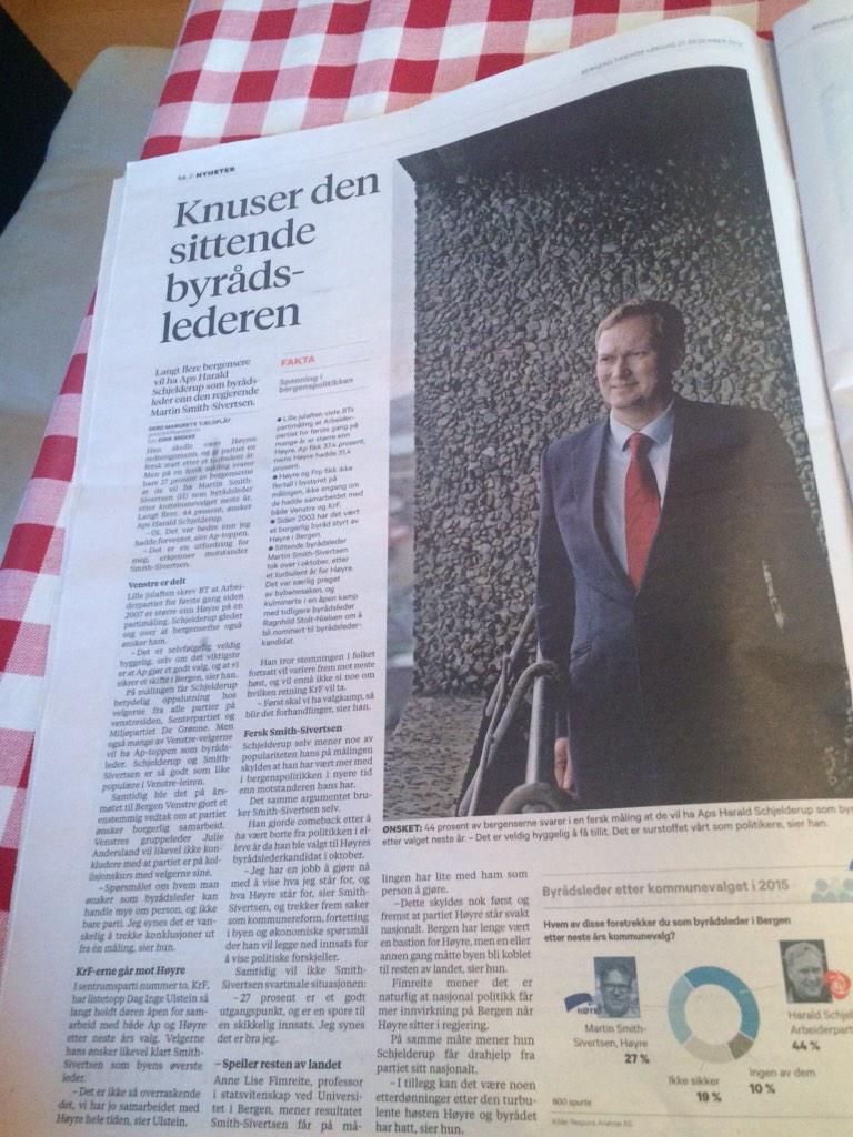 linetrezz's tweet photo. 44% bergensere vil ha @haraldsc som byrådsleder, bare 27% vil ha smithsivertsen @bergenhoyre!  @HordAP #valg15 http://t.co/uLHpyvQtV7