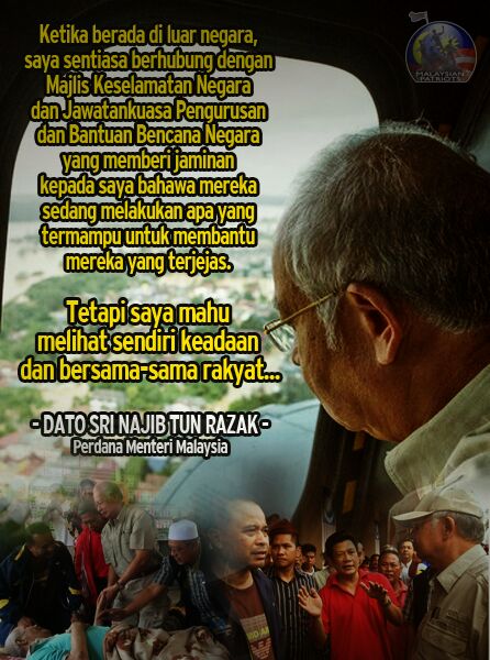 PM <a href="/NajibRazak/">Mohd Najib Tun Razak</a> sentiasa mengambil berat akan keadaan yg minimpa rakyat. #BanjirPantaiTimur <a href="/Huan2U/">Parti Cinta Malaysia</a> <a href="/chikahmad1921/">chikahmad</a>