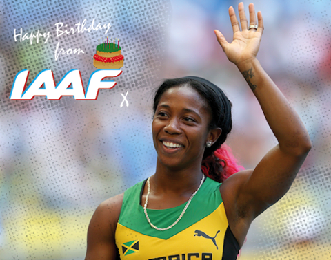 Happy Birthday to Shelly-Ann Fraser-Pryce (JAM) 27/12/1986

PB 100m : 10\"70
PB 200m : 22\"09 