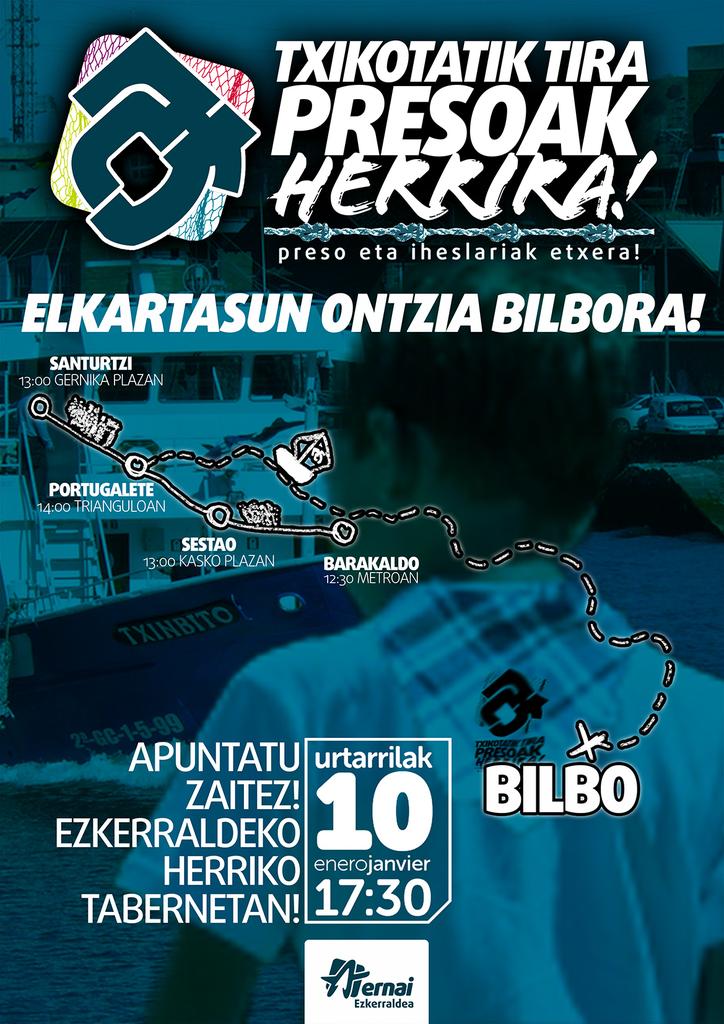U-10ean gazteok ITSASONTZIZ joango gara Bilboko manifara!
Apuntatzeko, ezkerraldeko herriko tabernetan!