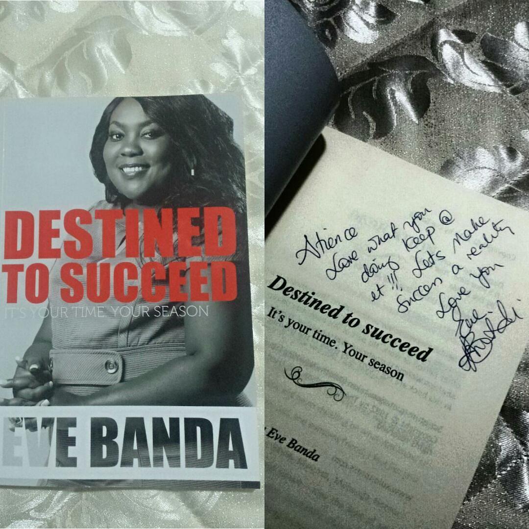 Digging into my Autographed Copy of #DestinedtoSucceed by @EveBanda !!!You rock & you inspire me in so many ways!!!
