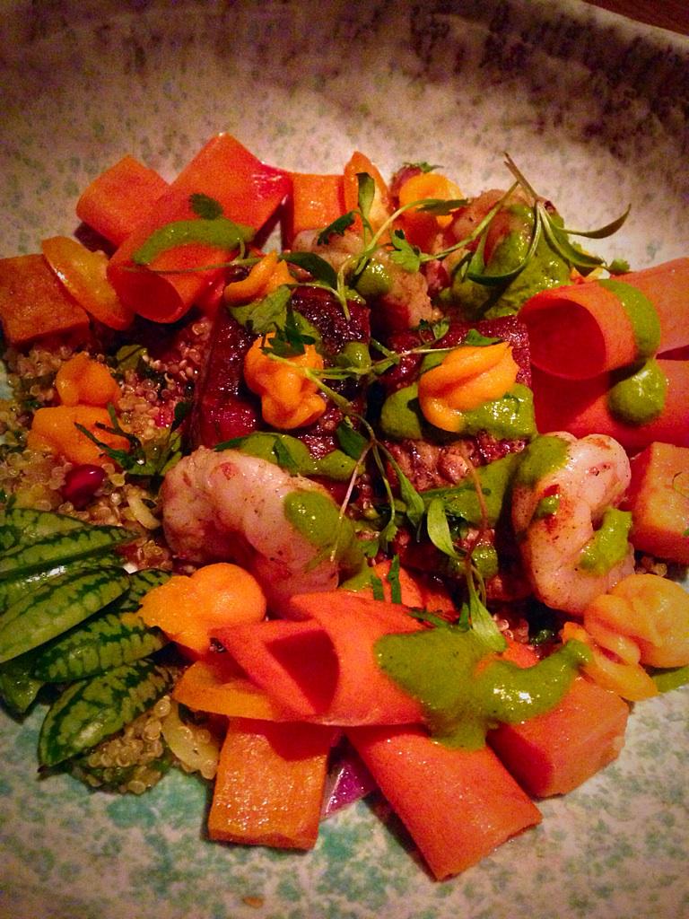 Rhitrition's tweet photo. @TheDetoxKitchen I was lucky enough to have @Jordansclare prepare these beauties for me @ChottoMatteSoho #micromelon http://t.co/Jlg6nbItx2