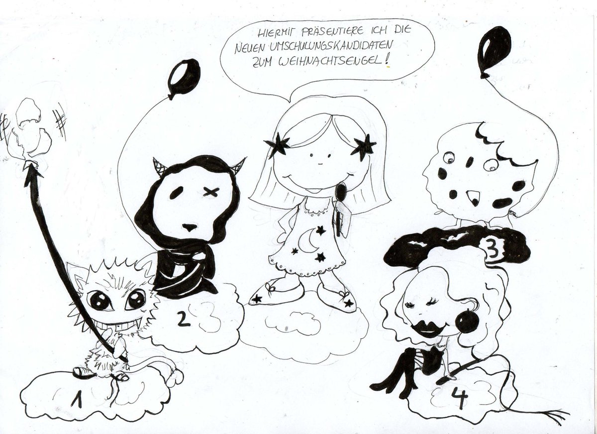 Kaum vorbei schon zeigen wir euch die dunkle Seite des Weihnachtspersonals. #comic #comicademy comicademy.tumblr.com