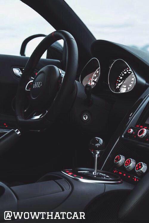Carfluence's tweet photo. Black Audi with a stunning interior🙌 http://t.co/lOKZgUJfkE