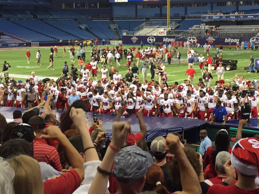 mcclureWX's tweet photo. Congratulations @PackFootball on a great turnaround this season! Proud of u! #PackTheBay @PackAthletics http://t.co/vbjLtUa0g8