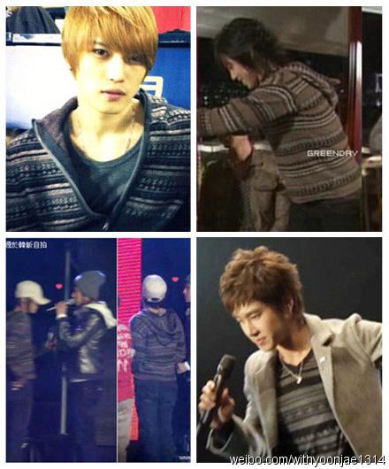 little_yunnie's tweet photo. #YunJaeCoupleItems @bornfreeonekiss same shirt same shirt same shirt http://t.co/PAPm7NmFGX