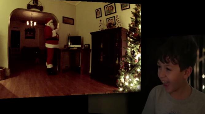 entertainmentIE's tweet image. Watch: #ICYMI Kid sets up hidden camera and catches Santa Claus in action e1.ie/2y8u