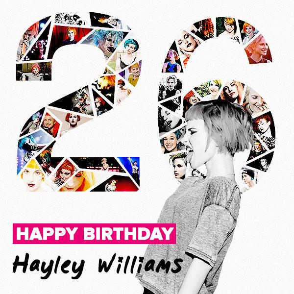 Bugün benim sevgilimin do um günüüü happy birthday HAYLEY W LL AMS 