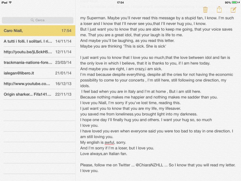 chiarsamailblu's tweet photo. @NiallOfficial Hope you'll understand http://t.co/LWOJHHsOIQ