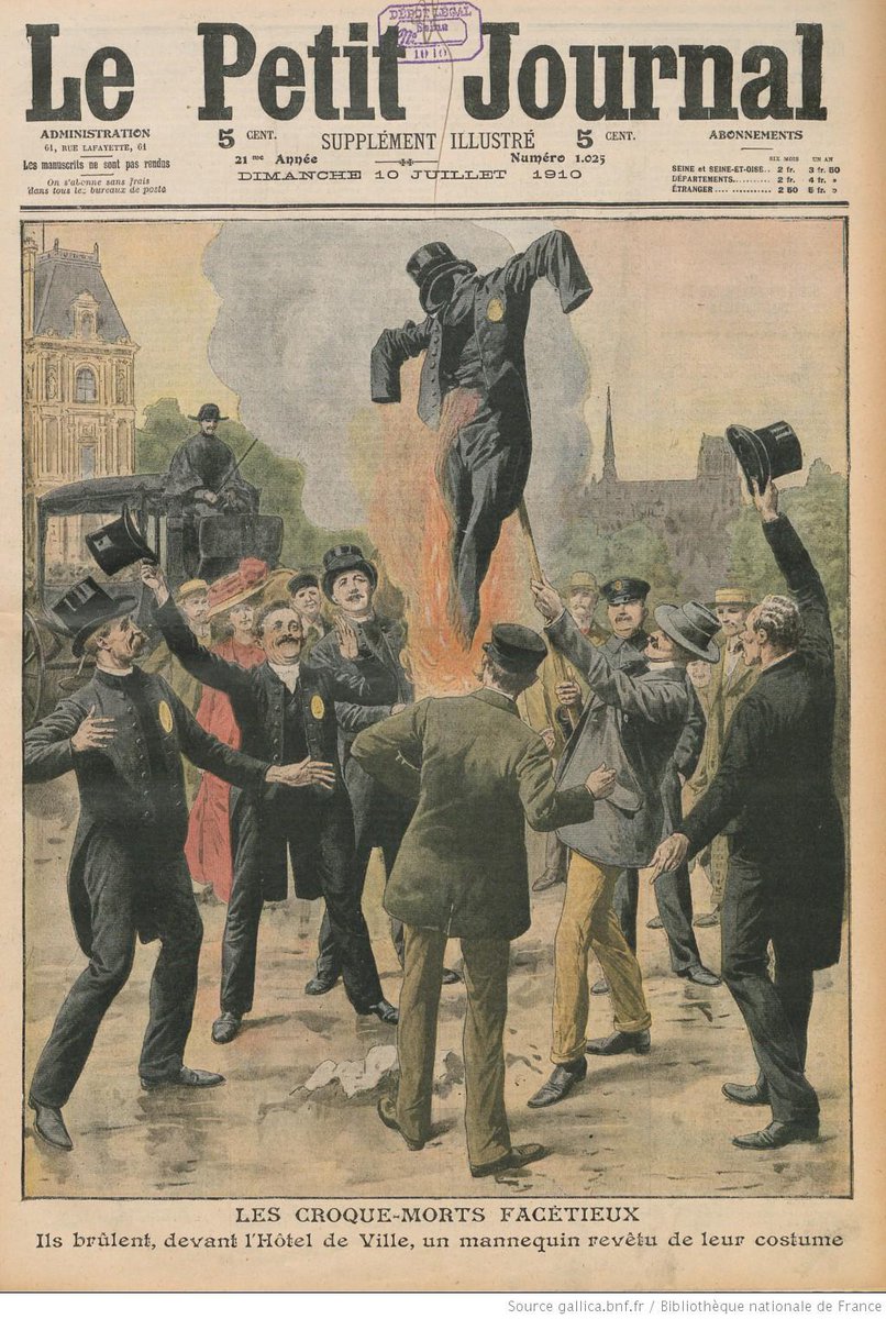 Undertakers ask the government to allow them to update their impractical uniform, 1910
bit.ly/1BdibD5