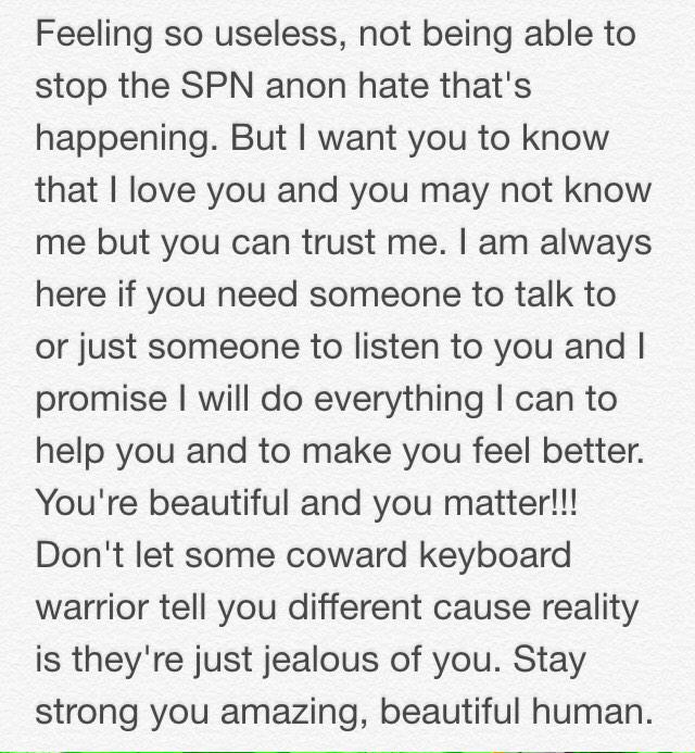 EMO_NINJA_SIMI's tweet image. #SPNFamily #StopAnonHate #FamilyDontEndWithBlood #ILoveYou #IBelieveInYou #YoureAmazing #YoureWorthIt