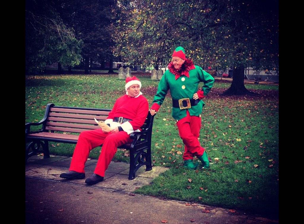 hershe_magazine's tweet image. @hershe_magazine: Now that Santa and his elves are done ~ they can be found Hangin in the park #postchristmasworkout
