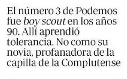 JotDownSpain's tweet photo. "Allí aprendió tolerancia, no como su novia" http://t.co/Q2XmmKeGIM