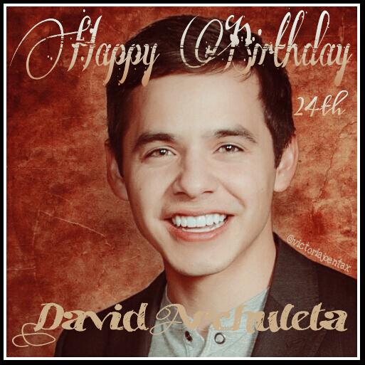 Happy Birthday Happy 24th David archuleta from Indonesia :) 