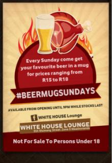 kmotingwa's tweet photo. Don't forget that we doing the #BeerMugSundays tomorrow.. A mug ya Heineken @ R19 fela, sesolo sa haesale. http://t.co/LXh28u9pGk