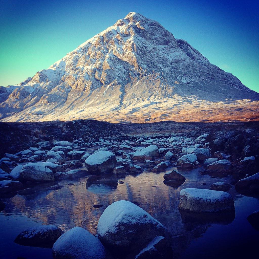 WarwickSloss's tweet photo. Buachaille Etive Mor, today.
#Scotland #landscape #iphone #UK #weather http://t.co/IDc3Kwq3PU