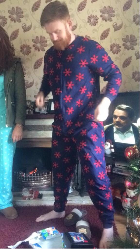 <a href="/jimmyrea/">james owen rea</a> my good friend jimmy embracing the Xmas spirit #lovinglife