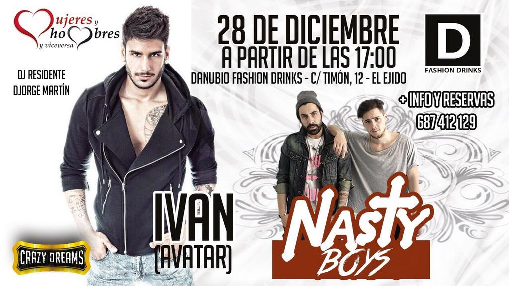 Nazaaa_Bm's tweet photo. Oleee oleeee Mañana por fin veremos a nuestro tronista AVATAR y disfrutaremos de los djs NASTY BOYS en @danubiopub http://t.co/n6Ye7YMdtR