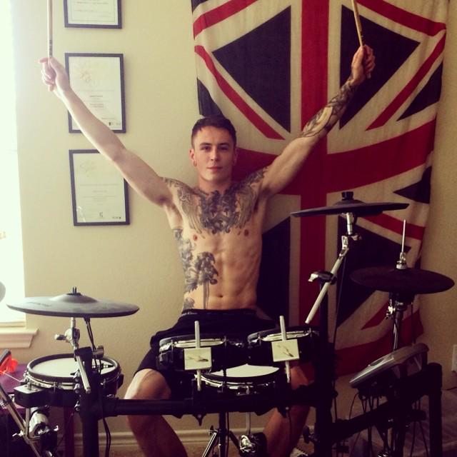 Happy birthday to the hottest drummer in the world <3  