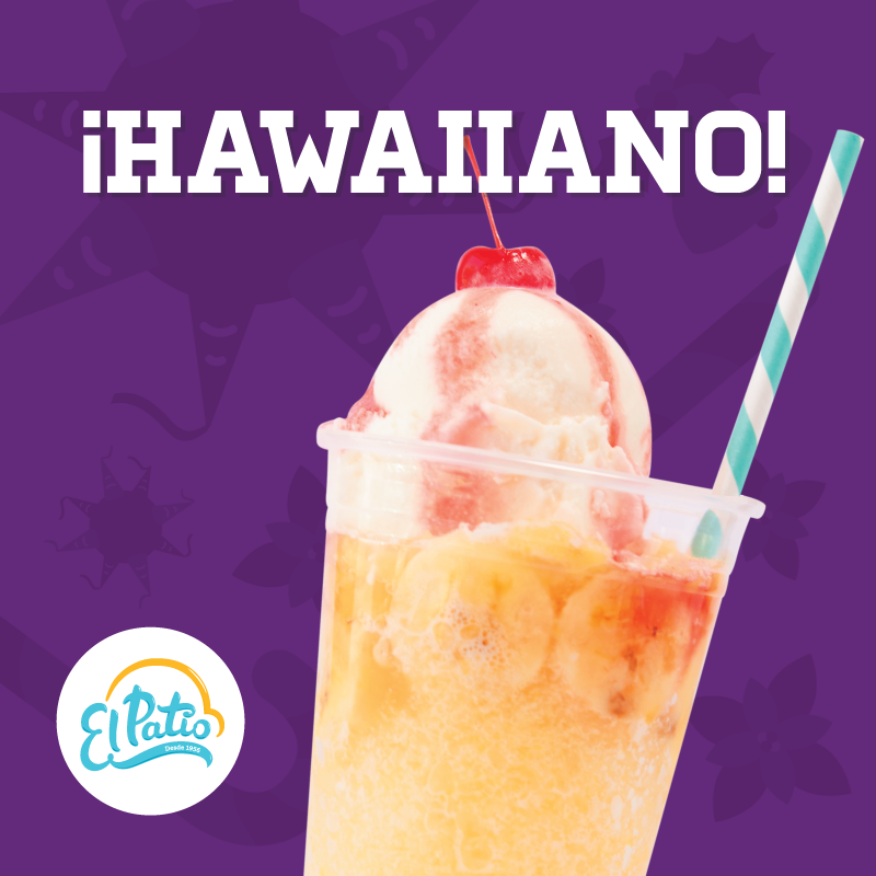 ElPatio_'s tweet photo. De piña con plátano, trozos de piña, coco, nieve de vainilla y una cereza. ¡Delicioso! #ElPatioDeSiempre http://t.co/oBMDn4jQy9