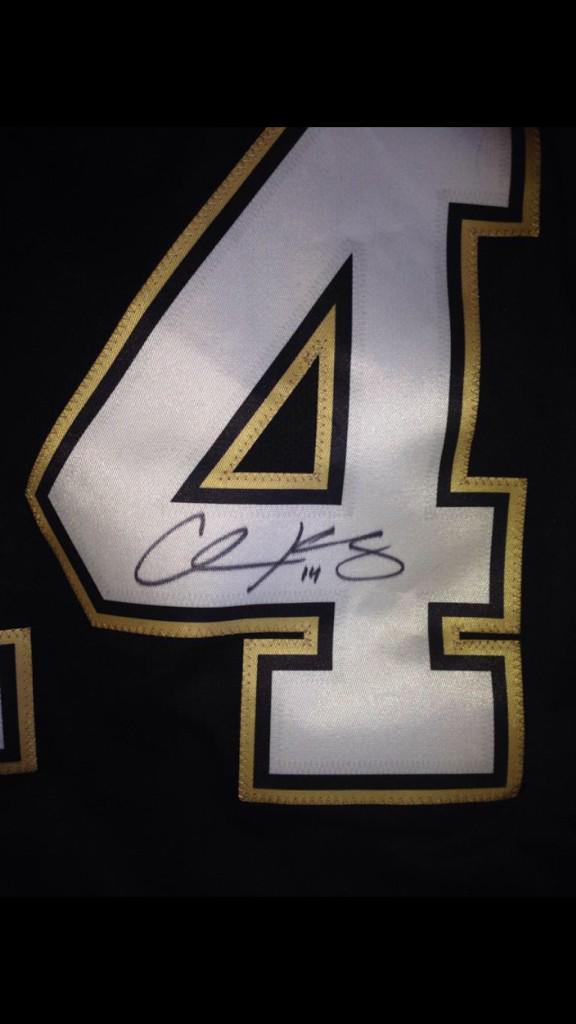 SickFind's tweet image. New in the shop at Instagram.com/SickFind authenticated autographed Chris Kunitz jersey!!!