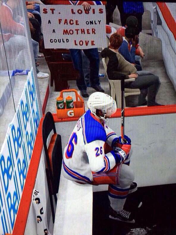HockeyGods's tweet photo. NHL 15 has no chill http://t.co/0Ebnijlpwq