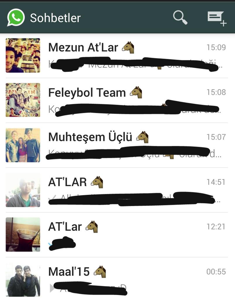 atatapann's tweet photo. Bir atın whatsapp geçmişi http://t.co/iSOnZCDFfG