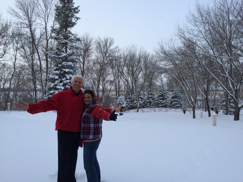 TaniAustin's tweet image. '@StarkeyHearCEO in MN in the snow AM...@stevensawalich CA Sunset at the beach PM! Living Large!