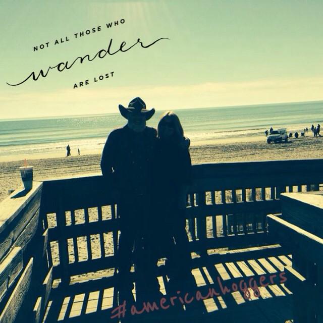 AHBossHog's tweet photo. Best wife ever “@AHMrsBossHog: On the beach with @AHBossHog #americanhoggers #jerrycampbell http://t.co/YyL4U6YKyM”