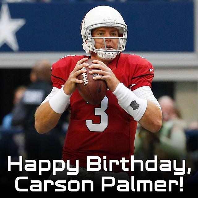 Happy Birthday, Carson Palmer! by nfl  