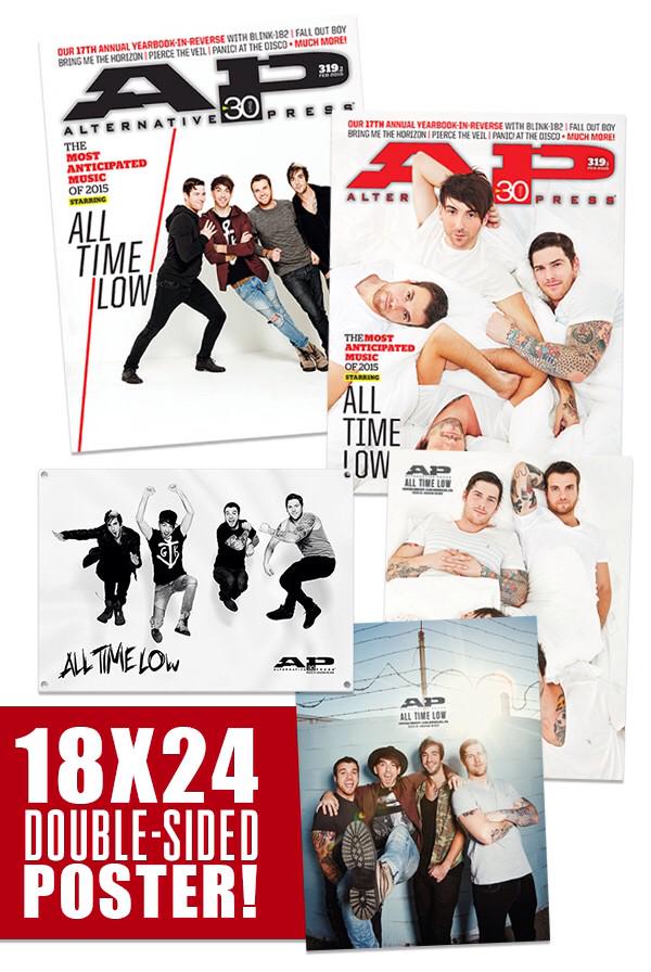 AltPress's tweet photo. Exclusive #AllTimeLow bundles available on http://t.co/Ha0fflf2vP! Includes wall flag + poster! While supplies last http://t.co/GzXCrhjhBa