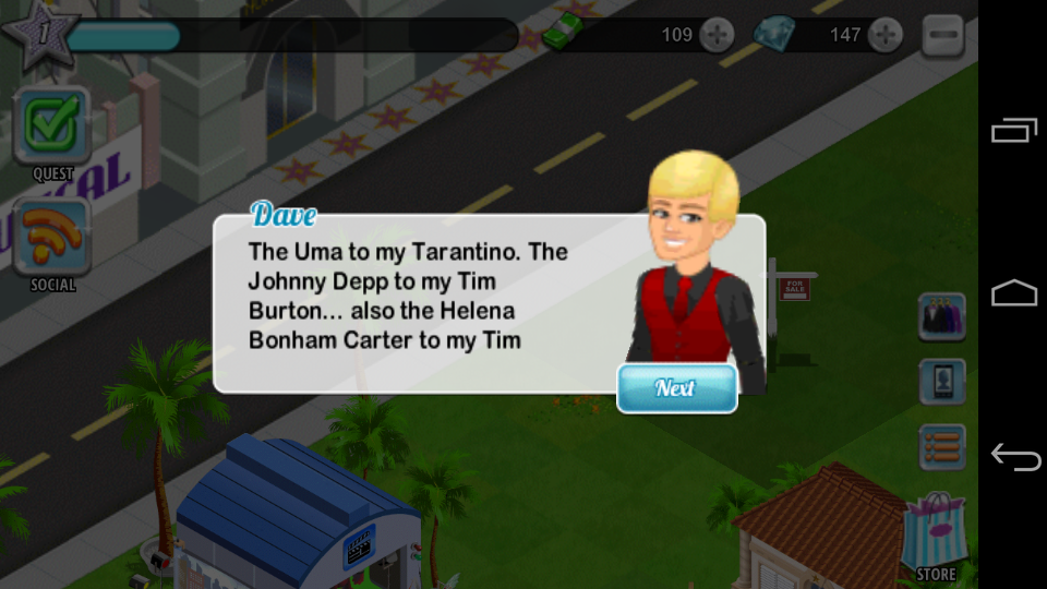 dude, that's literally his wife. now its a little homo.
