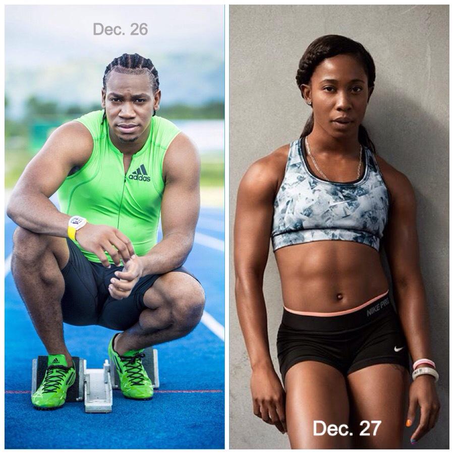  We\d like to wish gold medalists Yohan Blake & Shelly-Ann Fraser-Pryce Happy Birthday  