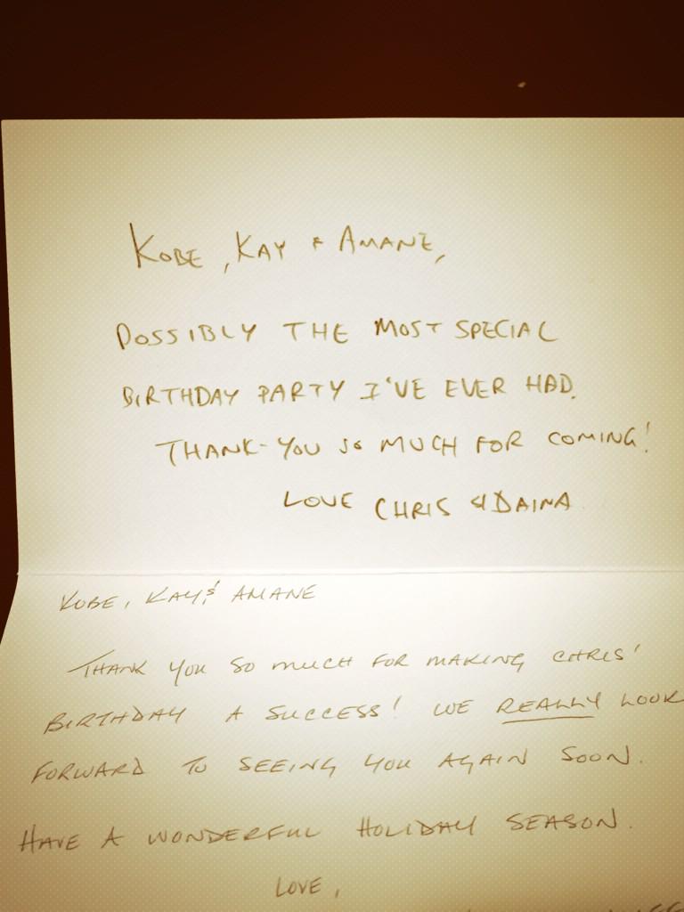 globefishca's tweet photo. A customers letter who enjoyed our onsite catering #thankyou http://t.co/vH0ETks8an