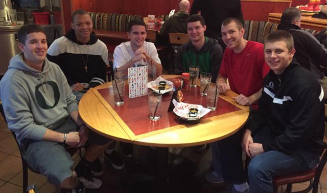 The Ducks have the hardest working managers in America! Love these guys! #GoDucks <a href="/NACBM/">NACBM</a>