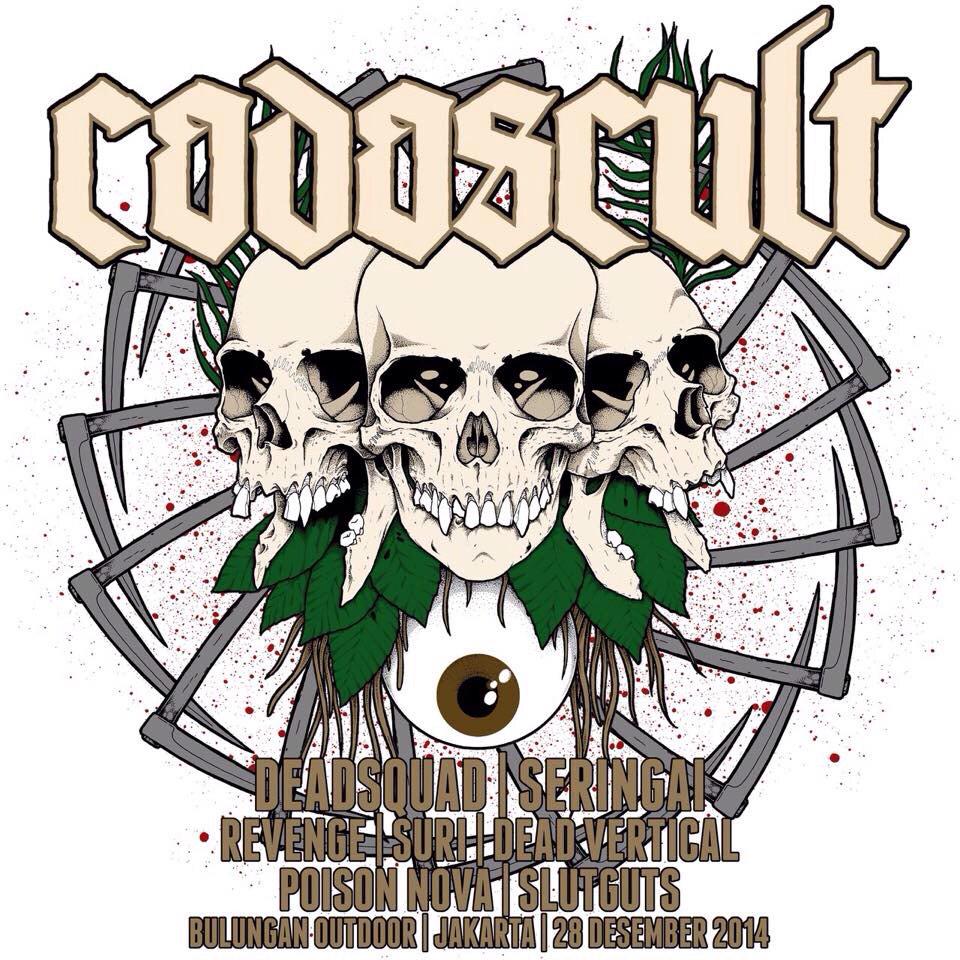 Hari ini band teman kami Slutguts ikut meramaikan <a href="/cadascult/">cadascult</a> ..ayo datang dan ramaikan #info #event #cadas #jakarta