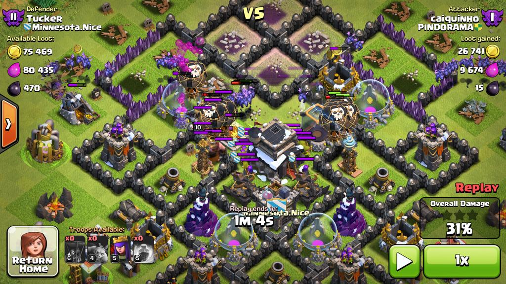 knockoutsports's tweet photo. @ClashofClans Xbows are not picking up Air attacks on the air and ground setting.  My Xbows are full and pointing up http://t.co/b5MgGDVkm9