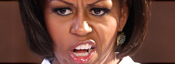 ObamaTP's tweet photo. #AmericaInFiveWords Humongous male transvestite first lady http://t.co/mc4vCehMtM