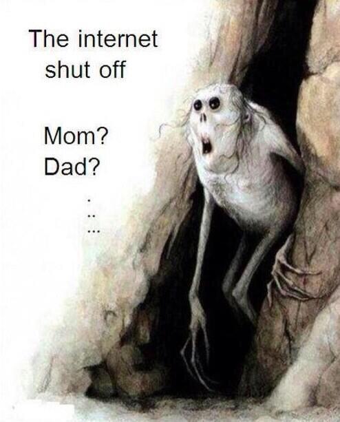 CoolestCritters's tweet photo. When your house's wifi fails http://t.co/jMz3UyXXB2